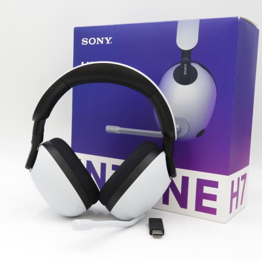 ワイヤレスゲーミングヘッドセット INZONE H7 ホワイト sony ソニー WH 