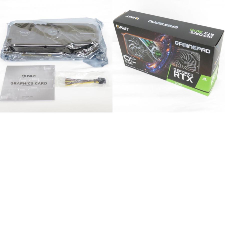 Palit パリット ジャンク品 グラフィックボード GeForce RTX 3070 GamingPro OC8GB GDDR6 256bit3 トリプルファン｜cocoroad｜10