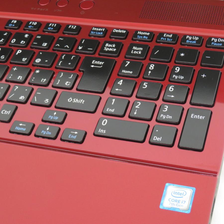 LaVie Note Standard NEC ラヴィノートスタンダード ノートパソコン NS700/HAR レッド Core i7-7500U メモリ8GB SSD256GB PC-NS700HAR-E3｜cocoroad｜04