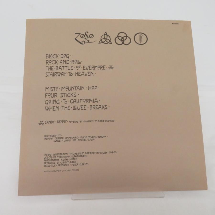 レコード Led Zeppelin 4 レッド・ツェッペリン UK盤 紫盤 1971年 動作