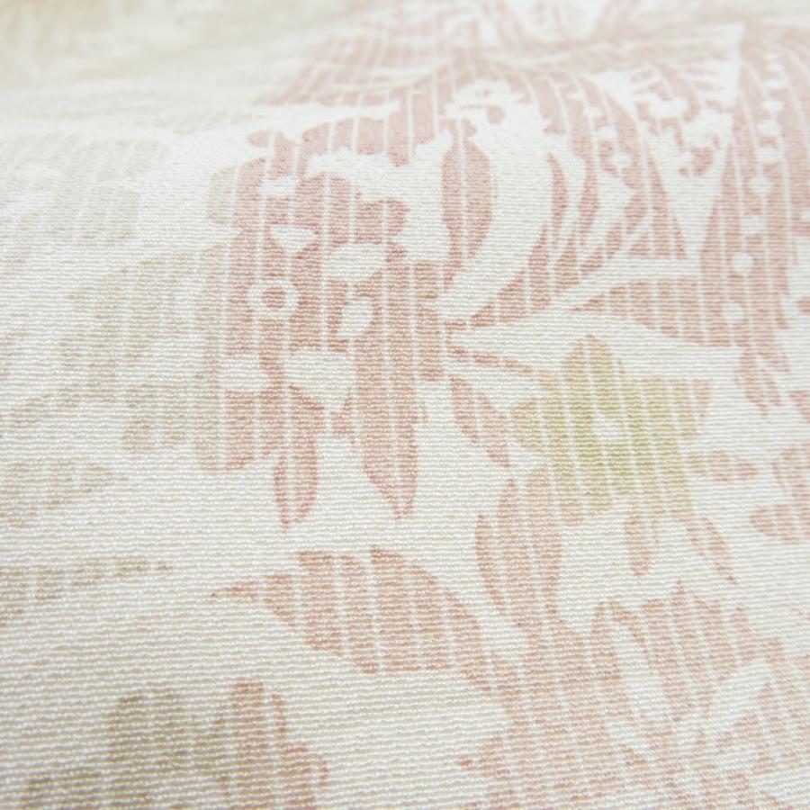 小紋 花立涌にグラデーション文様 袷 広衿 ベージュ色 正絹 仕立て上がり カジュアル着物 身丈151cm |  | 04