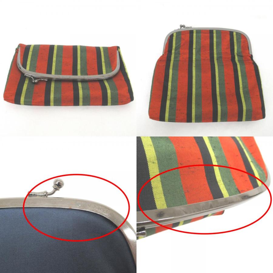 和小物5点セット つづれ織り 絞り 縞紬 札入れ がま口ポーチ 小物入れ 等 和装 |  | 09