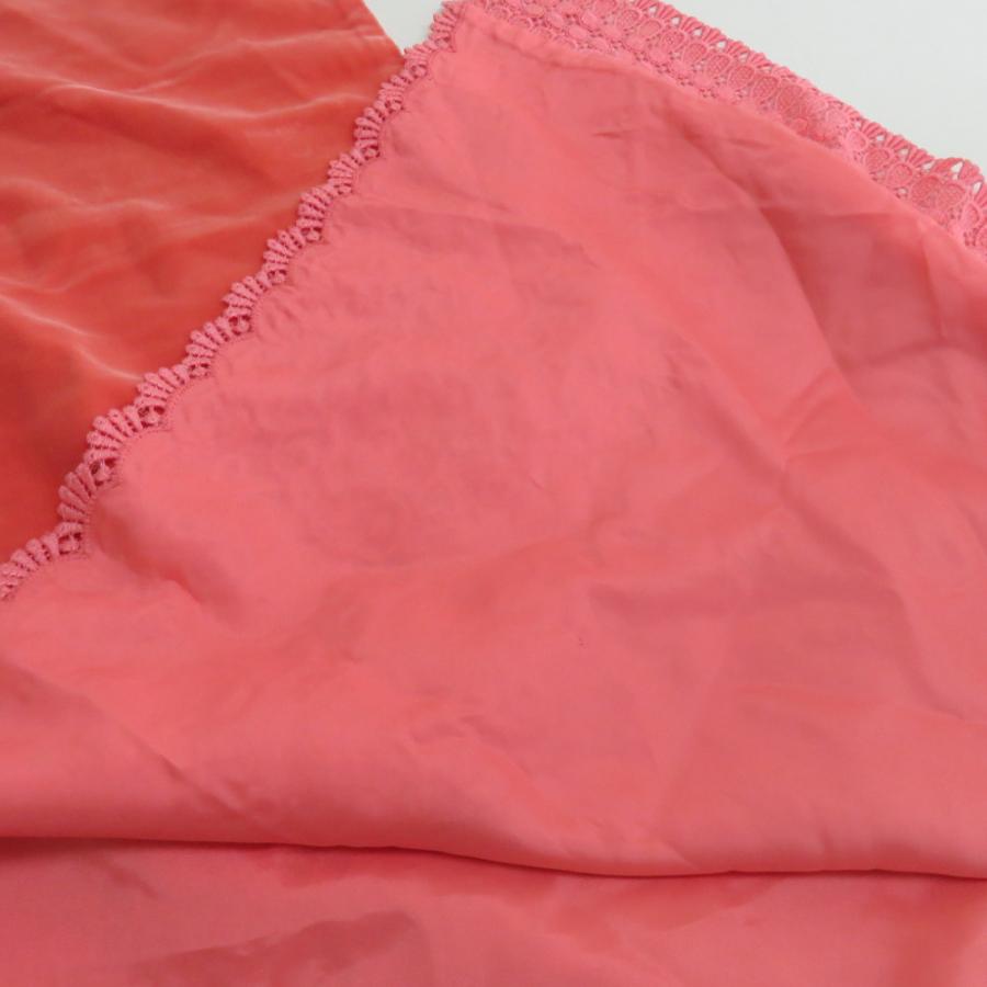 ショール ベルベット 2点セット レーヨン 赤色 桃色 レース刺繍 長さ140cm |  | 04