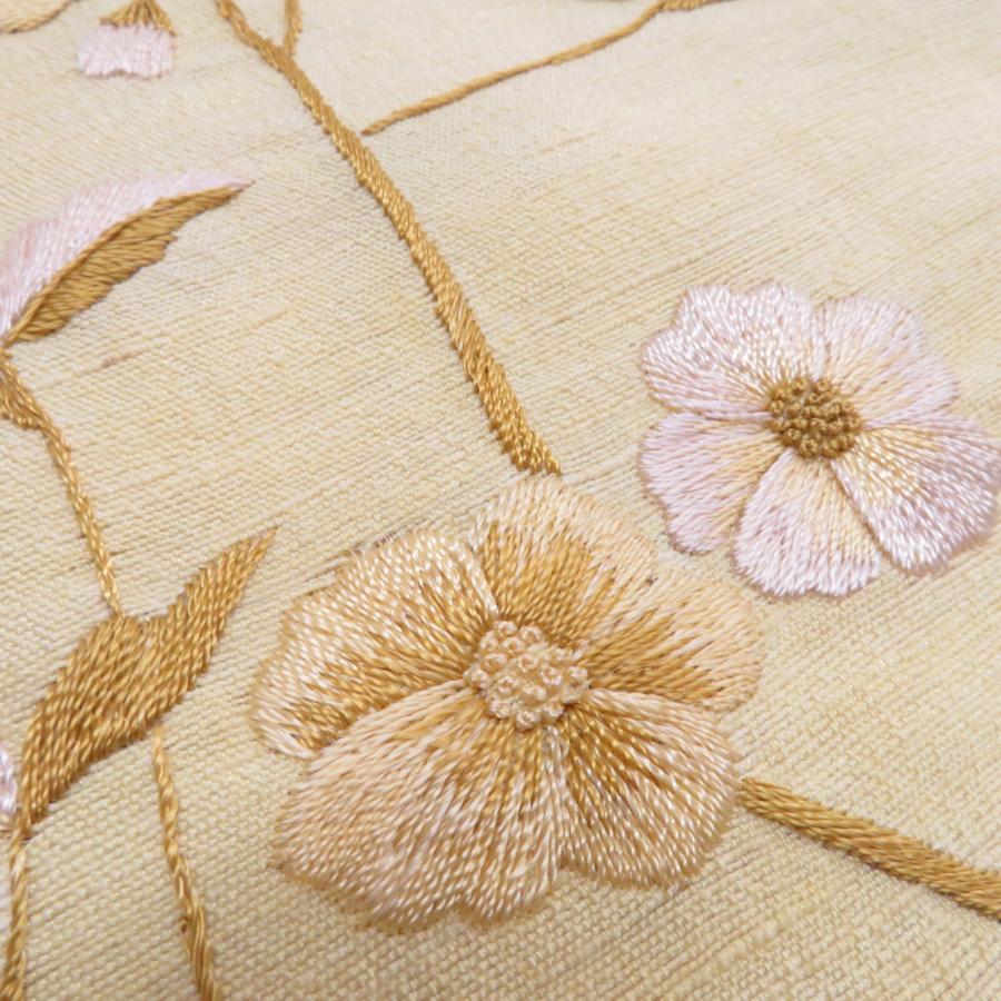 ショール 絹紬・レーヨンレース ２点セット 黄色 黒色 レース刺繍 夏用冬用 |  | 03