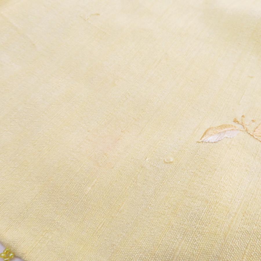 ショール 絹紬・レーヨンレース ２点セット 黄色 黒色 レース刺繍 夏用冬用 |  | 06