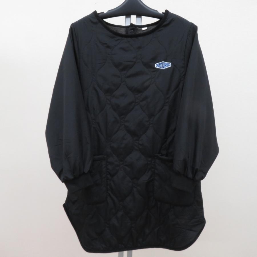 NATURIC 中綿 裏ボア キルト エプロン スモッグ かっぽう着 暖かい あったか 割烹着 | 