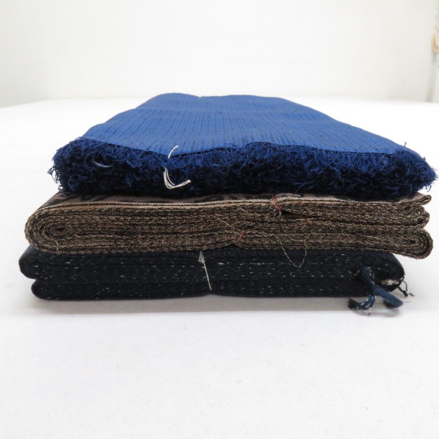 反物 紬 着尺 正絹 3点セット 1200g 女性着物用 生地 未仕立て  