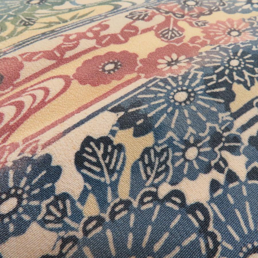 反物 小紋 着尺 正絹 2点セット 960g 女性着物用 生地 未仕立て カジュアル 普段着物 和裁練習 |  | 02