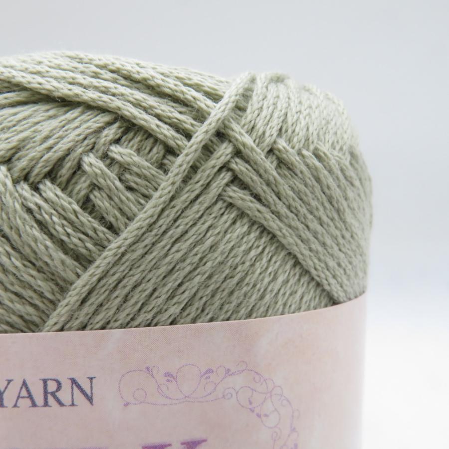 SKIYARN スキーヤーン 毛糸 スキー コットンシルク 7玉セット 色番111×3玉 色番115×4玉 1玉30g 糸長約96ｍ 日本製 春夏毛糸 未使用品 |  | 06