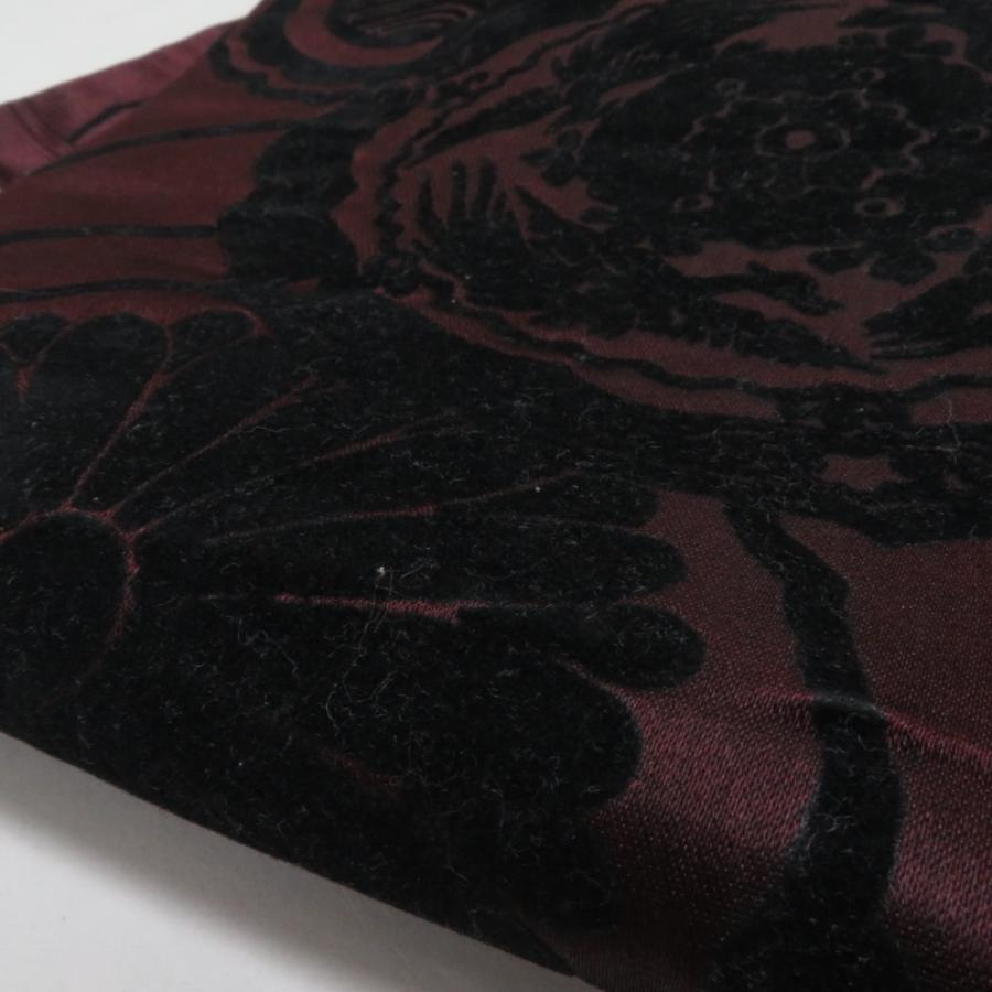 名古屋帯 アンティーク 絹 鏡裏文様 九寸なごや帯 紫色 仕立て上がり レトロ着物 長さ320cm |  | 07