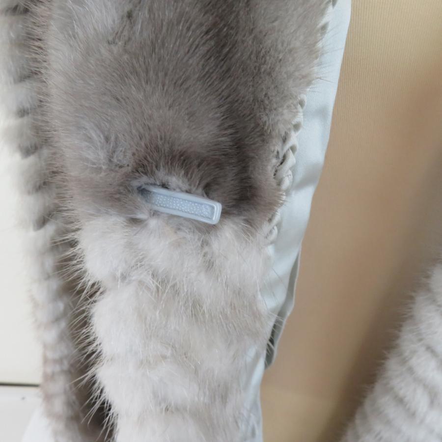 ミンクコート 毛皮 グレー レディース アウター コート : ココロード