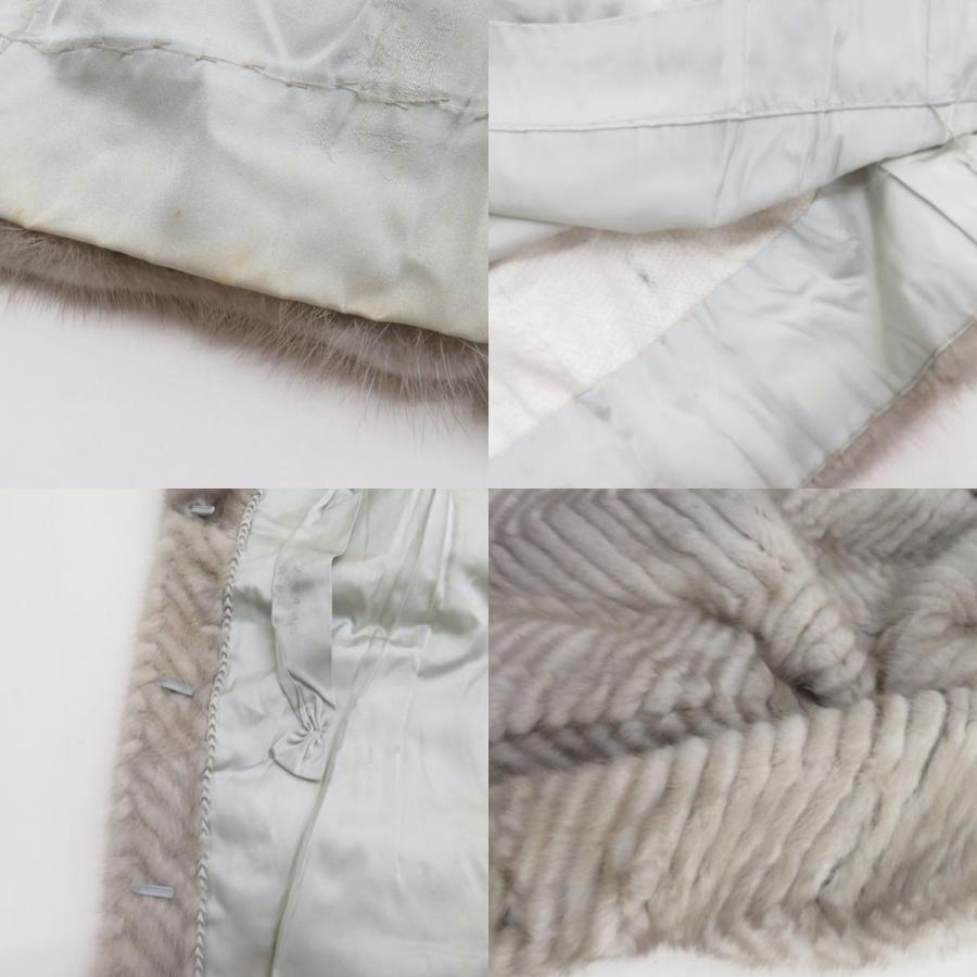 ミンクコート 毛皮 グレー レディース アウター コート |  | 09