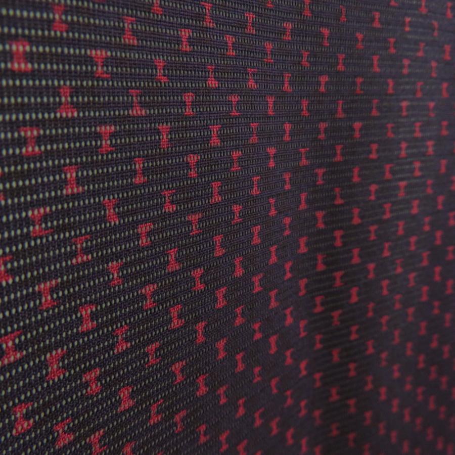 夏着物 小紋 単衣 絽 夏用 抽象文様 正絹 紫色 広衿 仕立て上がり 薄物 身丈152cm |  | 03