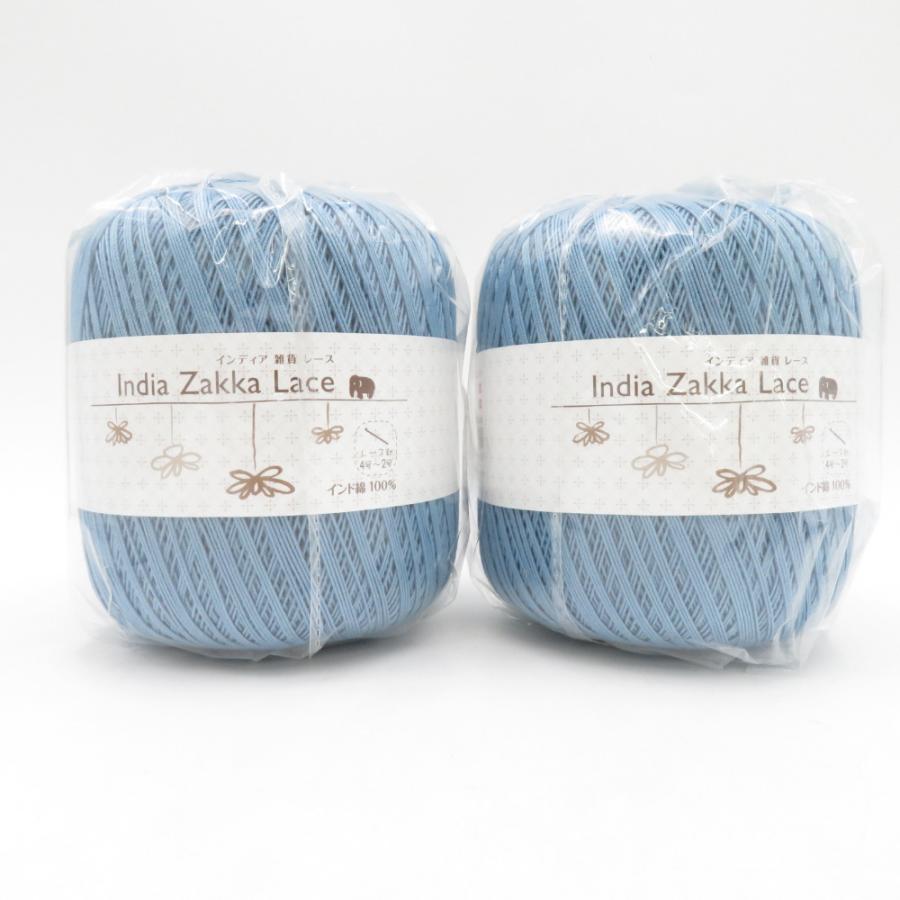 毛糸ピエロ India Zakka Lace インディア雑貨レース レース糸 2玉