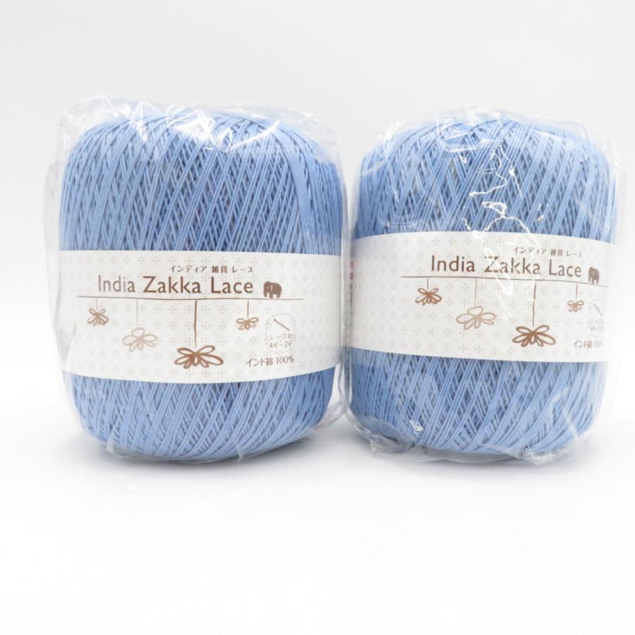 毛糸ピエロ India Zakka Lace インディア雑貨レース レース糸 2玉