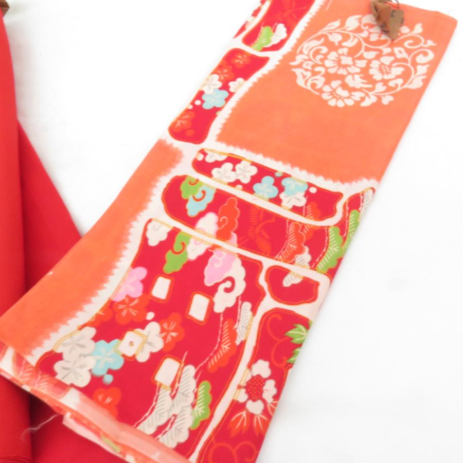 反物 アンティーク生地 裏生地 正絹など まとめてセット 2800g 女性着物用 生地 未仕立て 普段着物 和裁練習 難あり |  | 06