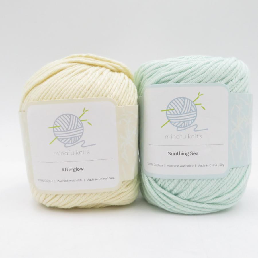 毛糸 mindfulknits マインドフルニット 100％ Cotton 4-pack Yarn Zen キットなし 1玉50ｇ コットン 春夏毛糸 未使用品 |  | 01