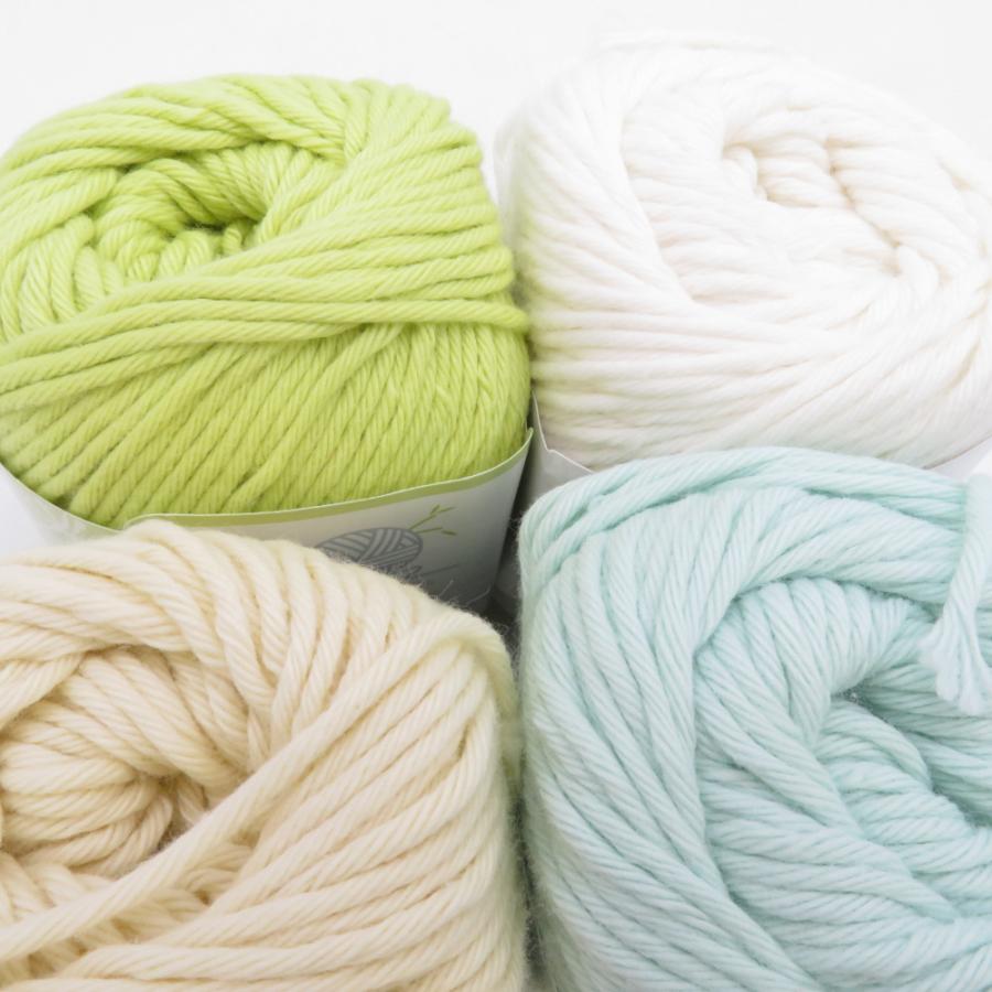 毛糸 mindfulknits マインドフルニット 100％ Cotton 4-pack Yarn Zen キットなし 1玉50ｇ コットン 春夏毛糸 未使用品 |  | 03