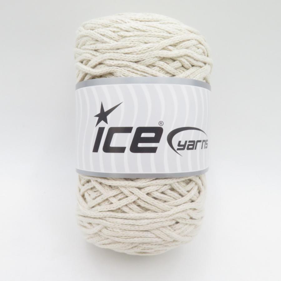 毛糸 GUILD by POD ICE Yarns アイスヤーン マクラメコットンバルキー 2玉 エクル 1玉250g巻 約150m 綿100% トルコ製 未使用品 |  | 01