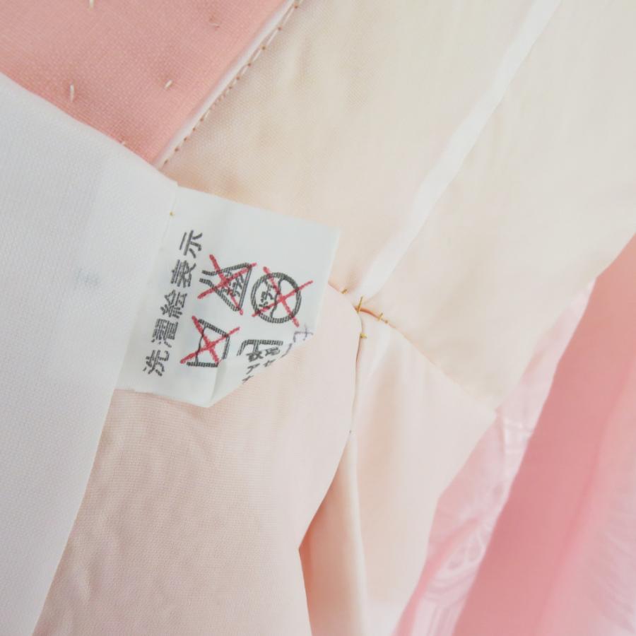 子供着物 女の子用 四つ身 襦袢セット 箔 花蝶文様 黄色 アセテート 洗える 袷 フォーマル 子供きもの 女児 七五三 祝着 身丈95cm |  | 07