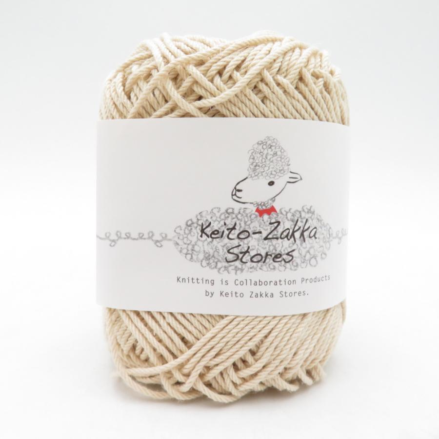 毛糸 毛糸ZAKKAストアーズ コットンケナフ 6玉セット 2番色 ベージュ 1玉40g 約52m 並太 日本製 春夏毛糸 未使用品 |  | 01