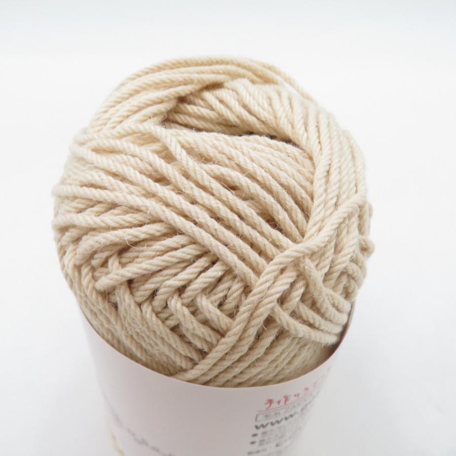 毛糸 毛糸ZAKKAストアーズ コットンケナフ 6玉セット 2番色 ベージュ 1玉40g 約52m 並太 日本製 春夏毛糸 未使用品 |  | 03