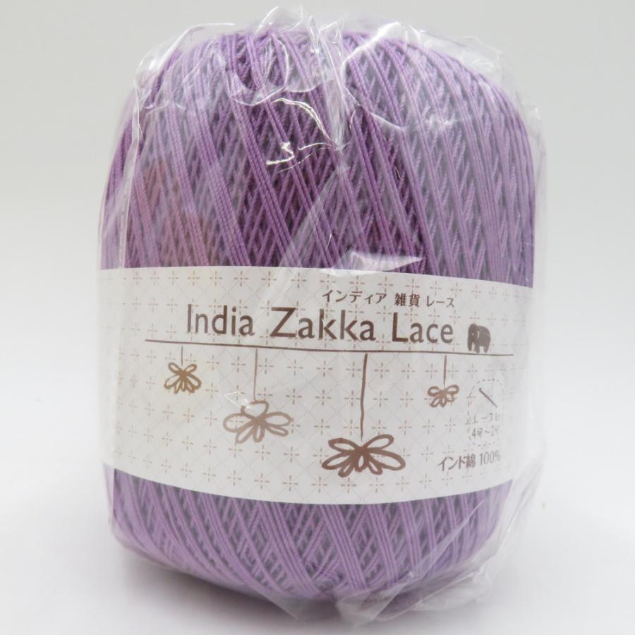 毛糸 毛糸ピエロ India Zakka Lace インディア雑貨レース レース糸 4玉