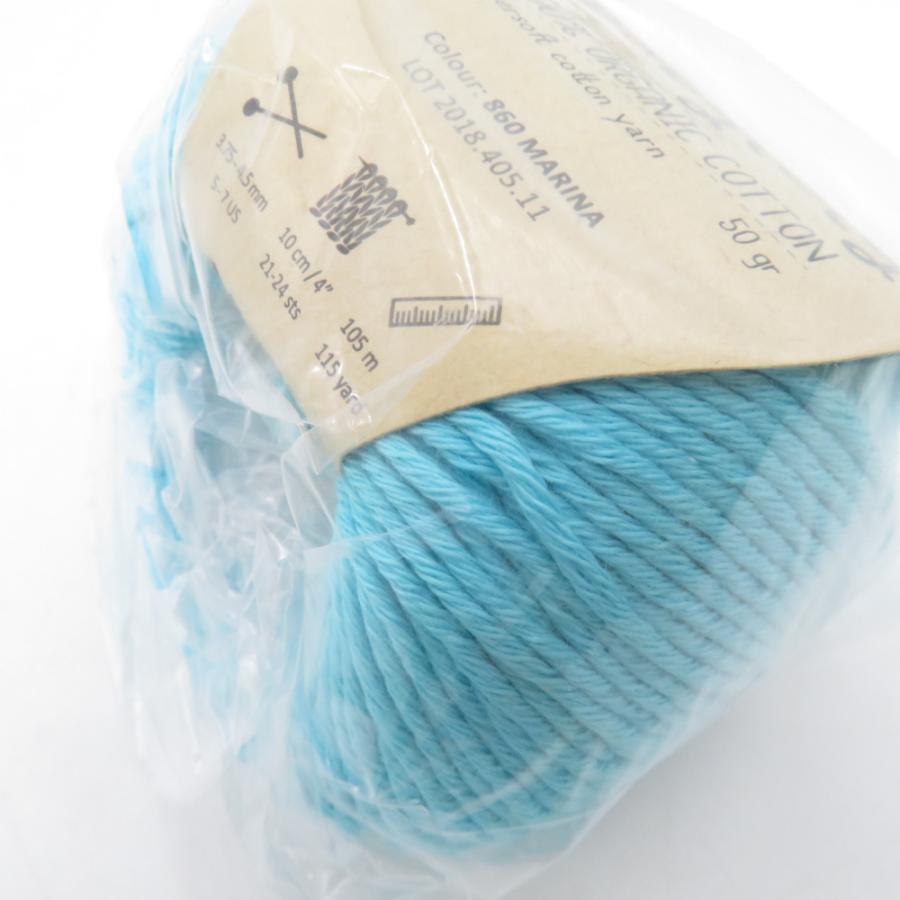 毛糸 Babytoly ベビートリィ オーガニックコットン Supersoft Cotton yarn Corn 50g 4玉セット 合細 トルコ製 GOTS認証 未使用品 |  | 02