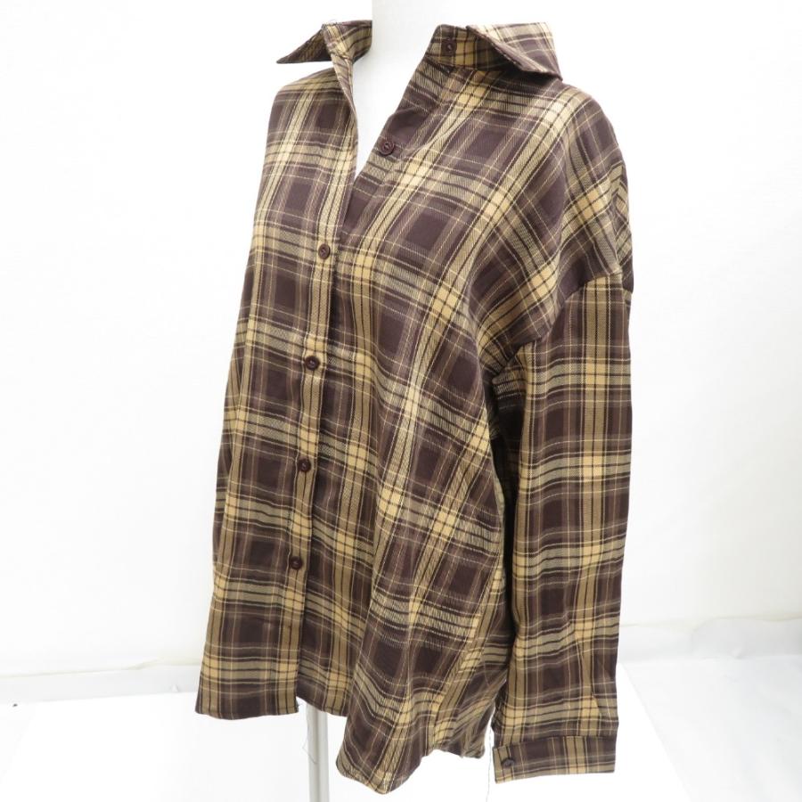 カットソー 4点セット NUMEN BU ブラウン系 長袖チェックシャツ 半袖トップス コーディロイパンツ iNARA 刺繍ドライスウェット  未使用品 |  | 04