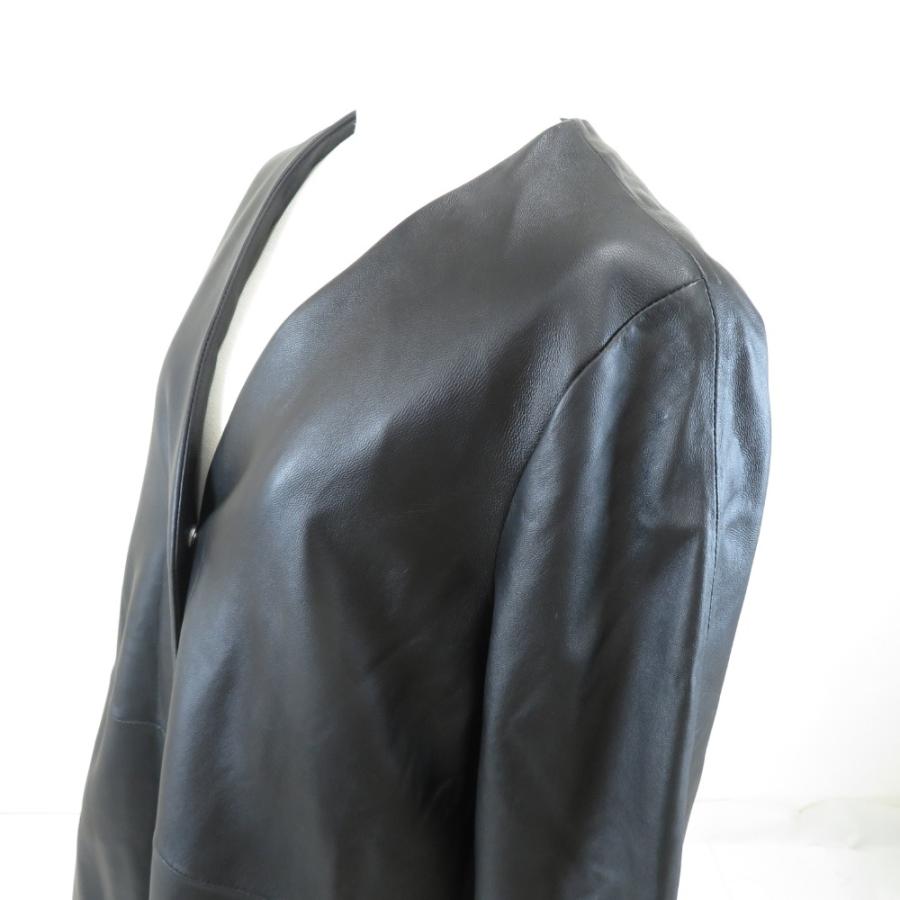 LYBY LYCKA リビーリュッカ  ラムレザーコート MOON Merino  Lambswool ブラック ライナー付き |  | 02