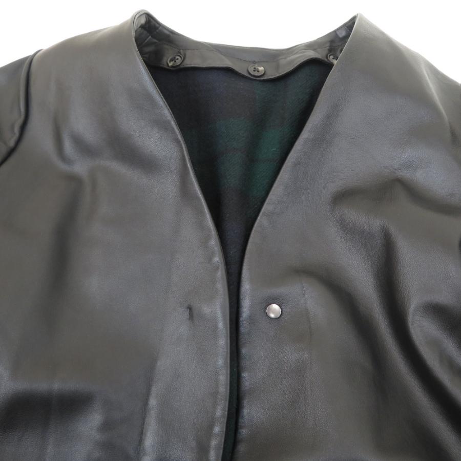 LYBY LYCKA リビーリュッカ  ラムレザーコート MOON Merino  Lambswool ブラック ライナー付き |  | 03