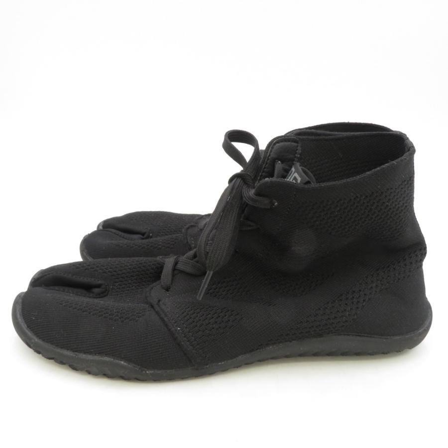 スニーカー 丸五 JOG Tabi ジョグ足袋 ハイカットニット 黒 ジョグたび 足袋 作業用 祭り スポーツ 26cm ワークシューズ |  | 02