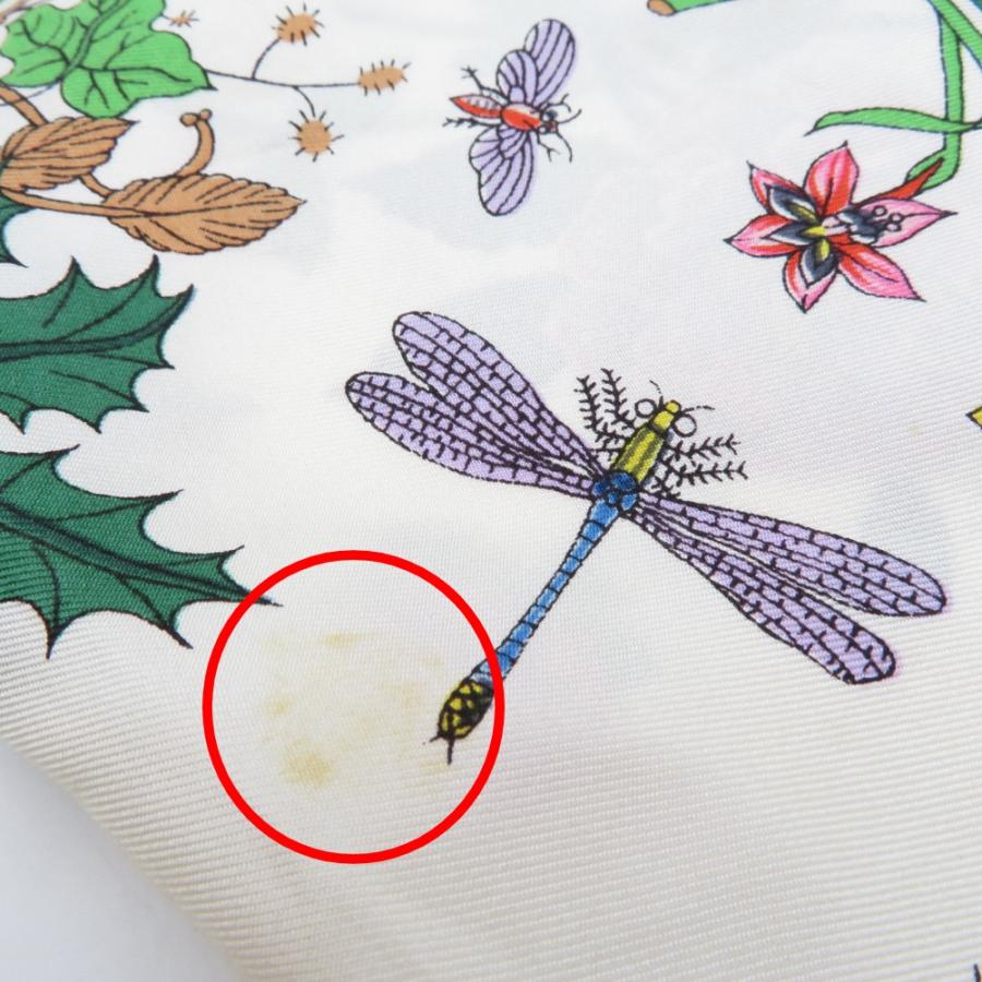 GUCCI グッチ スカーフ ヴィンテージ フローラ シルクスカーフ 花柄 ベージュ系 | GUCCI | 04