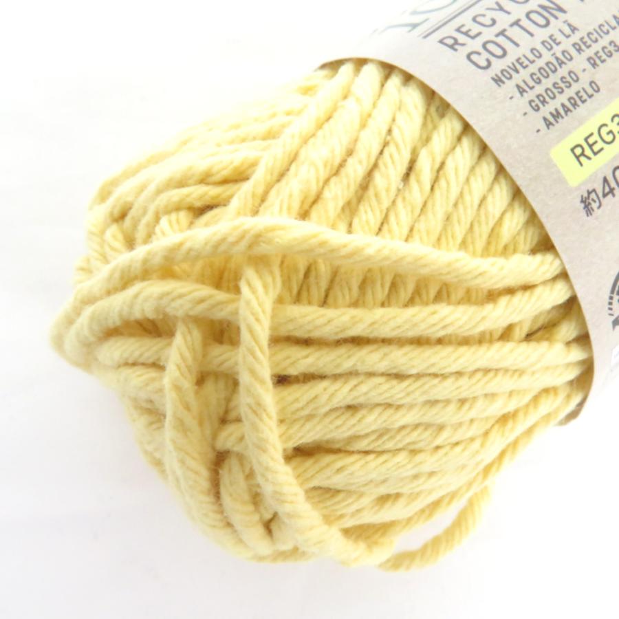 ダイソー 毛糸 リサイクルコットンヤーン 6玉セット イエロー ライトグレー ローズレッド １玉約40g 約40ｍ 極太 リサイクルコットン100％ |  | 02