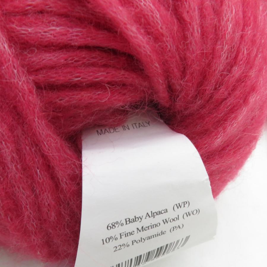毛糸 毛糸ピエロ PUNO プーノ 3玉セット 1361番色 ローズ 50g 約110m ウール アルパカ混 イタリア製 極太 秋冬 未使用品 |  | 04