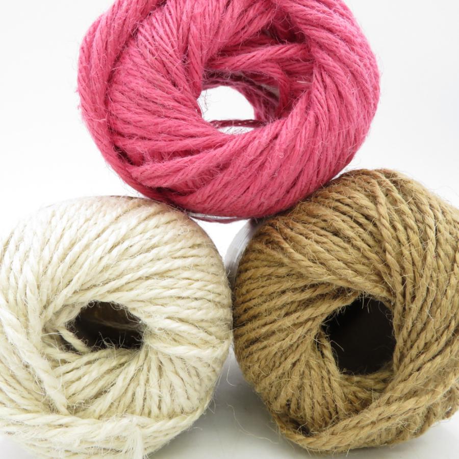 DAISO ダイソー 毛糸 jute Yarn ジュートヤーン 8玉セット 1玉30ｇ 約23ｍ ジュート100％ 未使用品 |  | 02