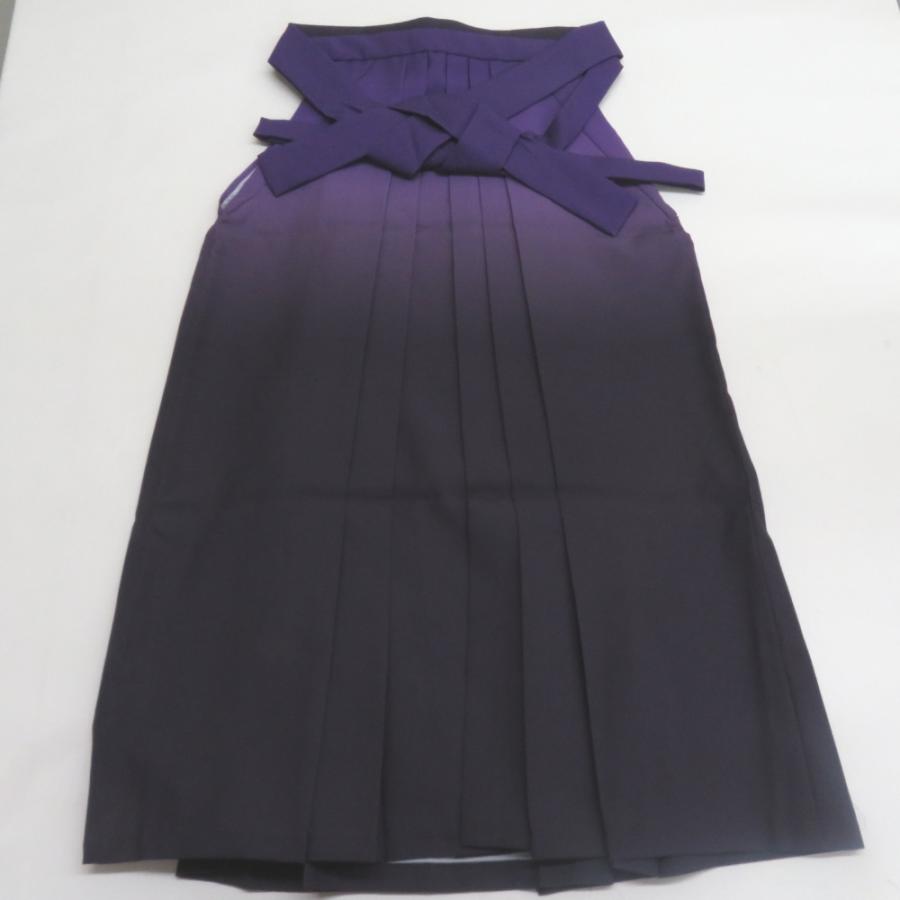 袴 女性用 無地ぼかし 行灯袴 袴下96cm 適応身長161〜165cm パープル色 ポリエステル100％ 洗える素材 行燈袴 卒業式 仕立て上がり | 