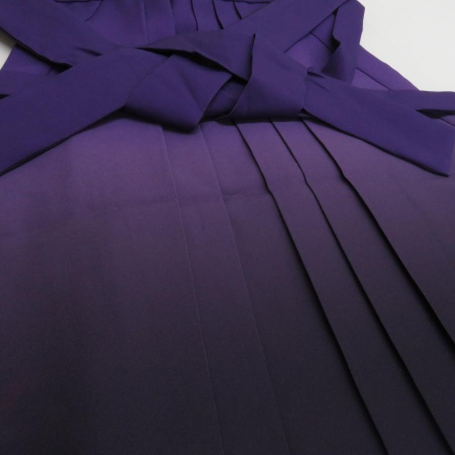 袴 女性用 無地ぼかし 行灯袴 袴下96cm 適応身長161〜165cm パープル色 ポリエステル100％ 洗える素材 行燈袴 卒業式 仕立て上がり |  | 02