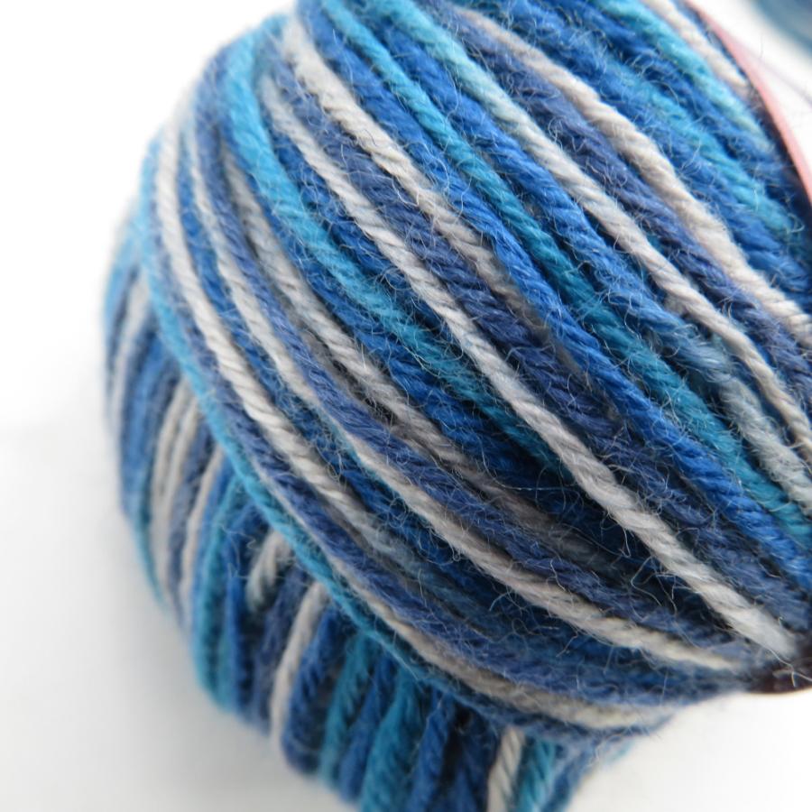 毛糸 WOOLMIX Gradation グラデーションウールミックス 中細 10玉セット 1玉30ｇ i糸長110m ブルー系 株式会社 元廣 未使用品 |  | 02