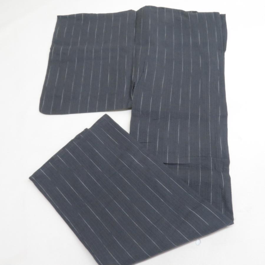 浴衣 子供用 男の子ゆかた しじら織り 2枚セット ちぢみ 夏物 綿麻きもの メンズ ジュニア 仕立て上がり 適応身長150cm 未使用品 |  | 01