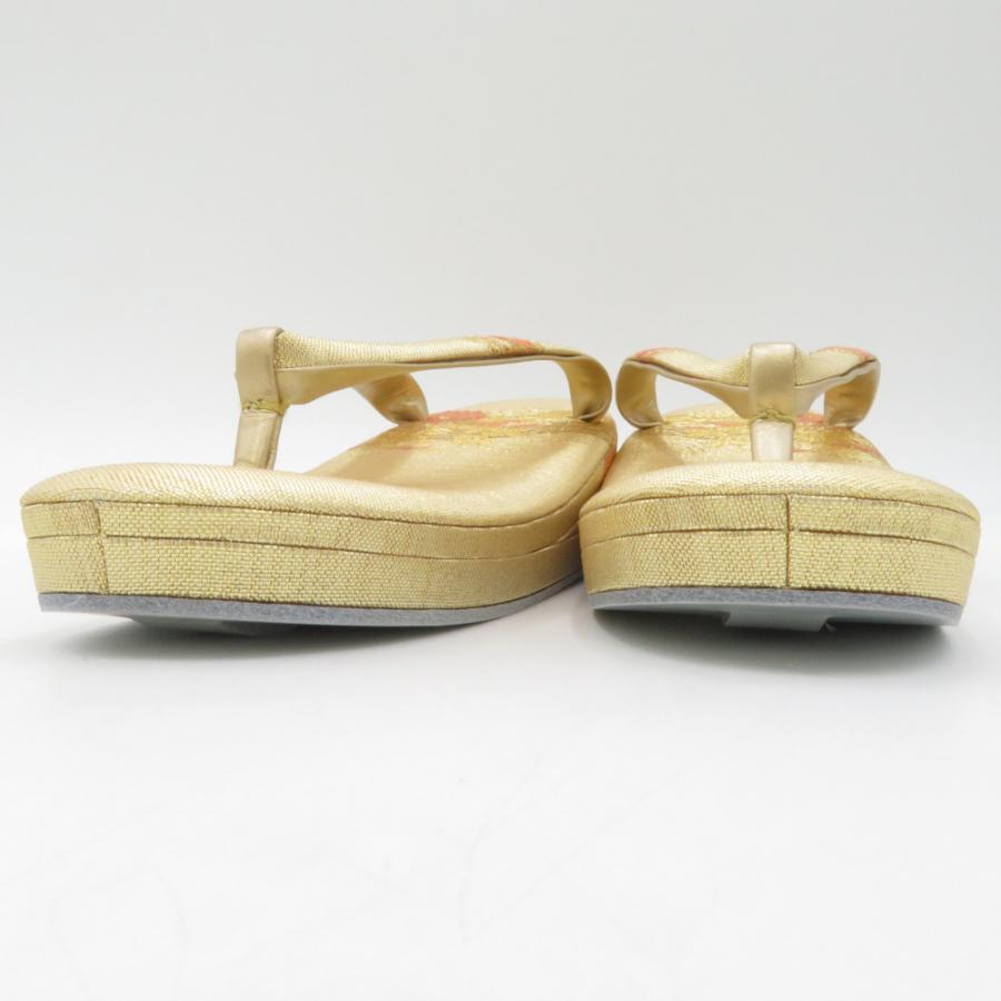 草履・バッグセット 東京芝山 本金佐賀錦 礼装用 フォーマル ゴールド