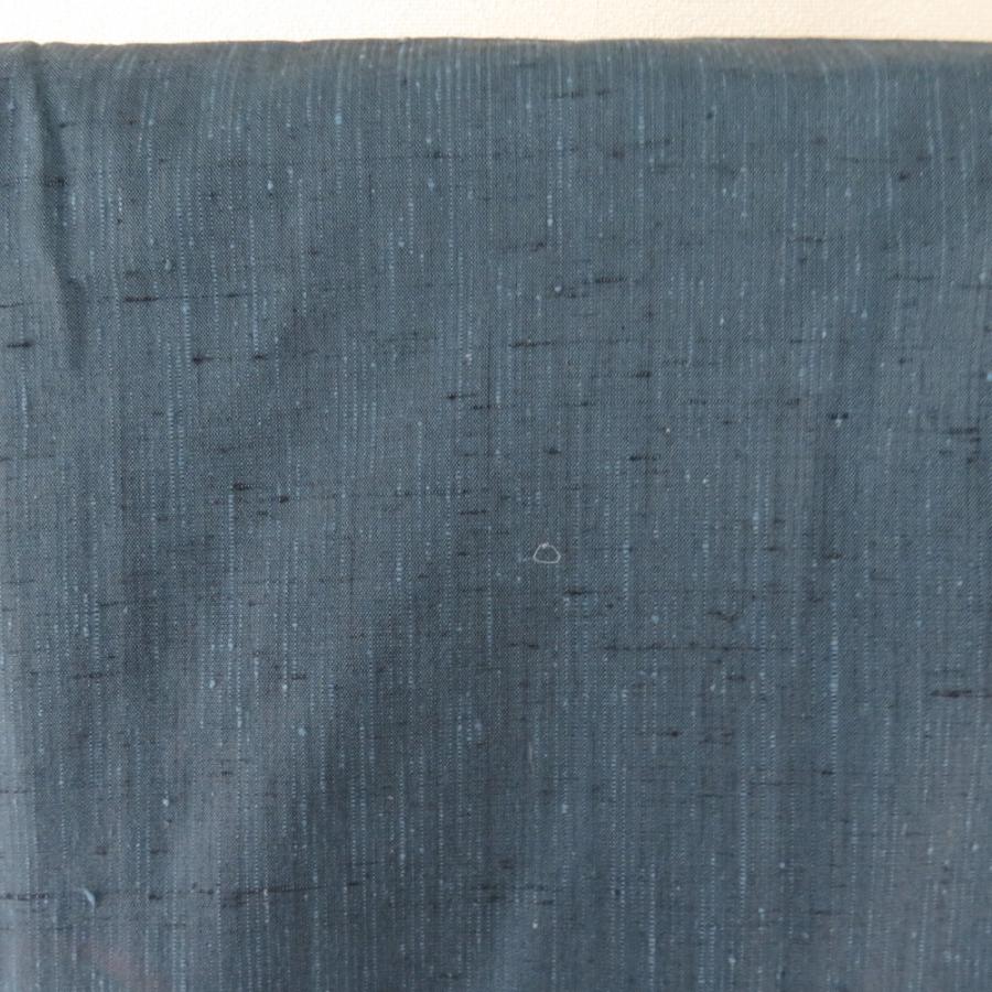 男着物 紬 アンサンブル 袷 灰青色 正絹 男性用きもの メンズ 仕立て上がり 和服 男物 カジュアル 身丈147cm |  | 02