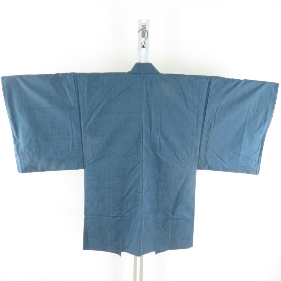 男着物 紬 アンサンブル 袷 灰青色 正絹 男性用きもの メンズ 仕立て上がり 和服 男物 カジュアル 身丈147cm |  | 08