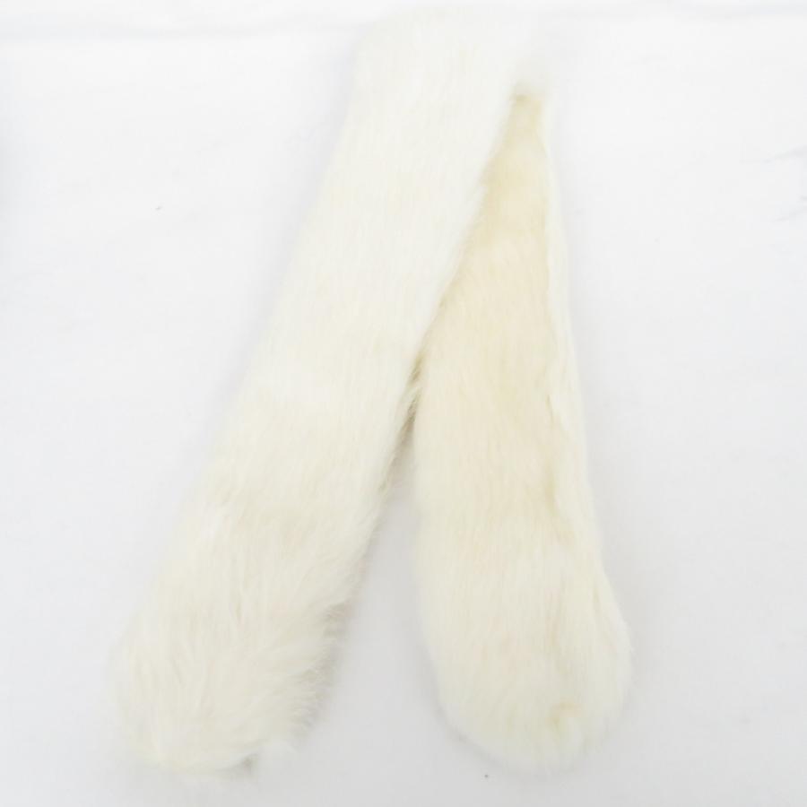 マフラー ラビットファー マフラー スヌード 2点セット ブラウン系×ホワイト系 ふわふわ ファー小物 |  | 01