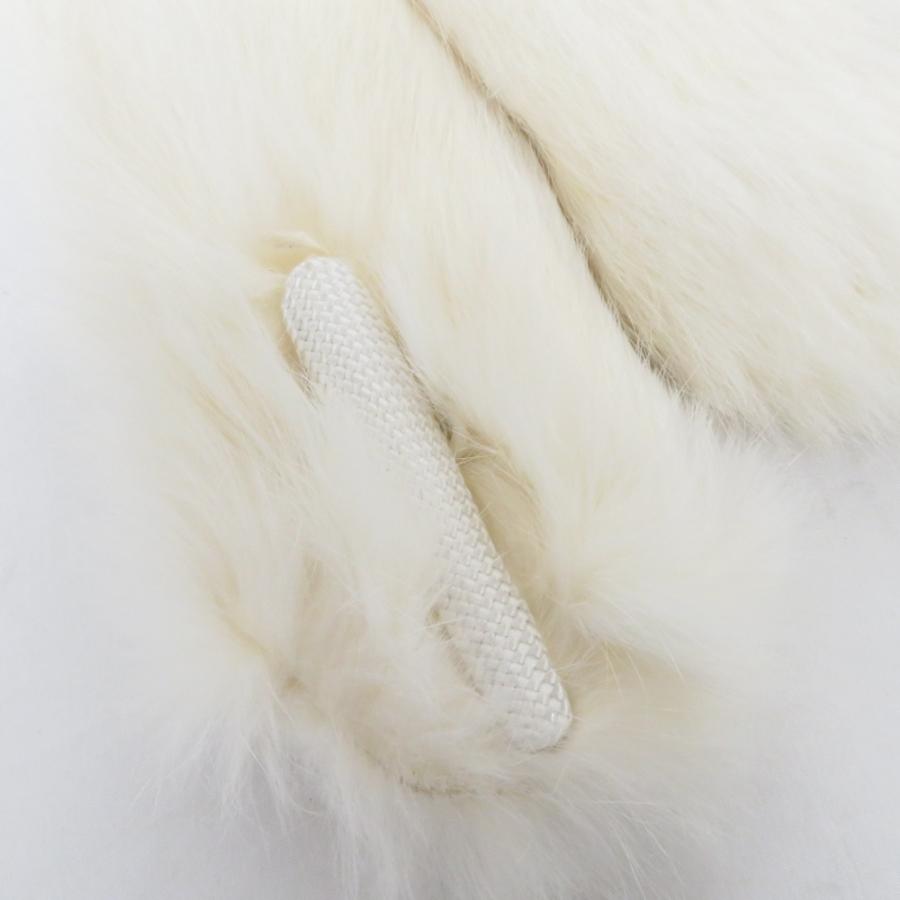 マフラー ラビットファー マフラー スヌード 2点セット ブラウン系×ホワイト系 ふわふわ ファー小物 |  | 03