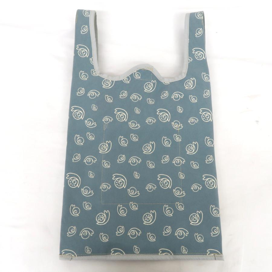 かばんやえいえもん レジ袋バッグ かたつむり柄 52×30cm |  | 01