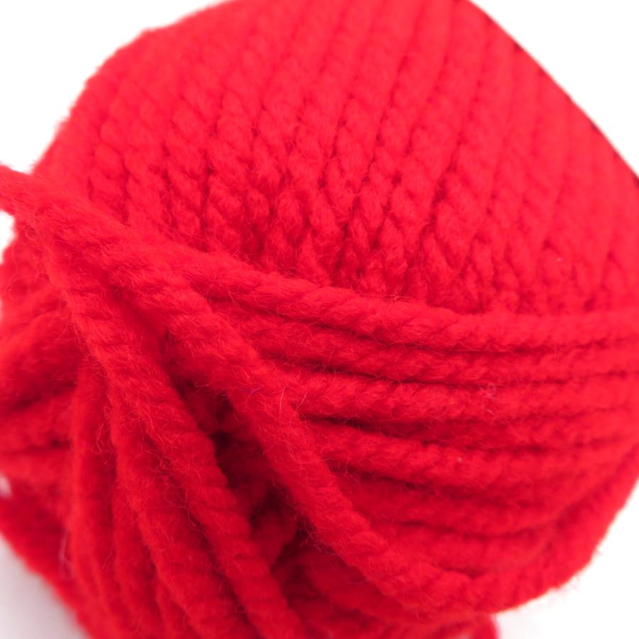 毛糸 アクリル極太 13玉セット 1玉50ｇ 68ｍ アクリル100％ レッド トルコ製 株式会社 元廣 |  | 02