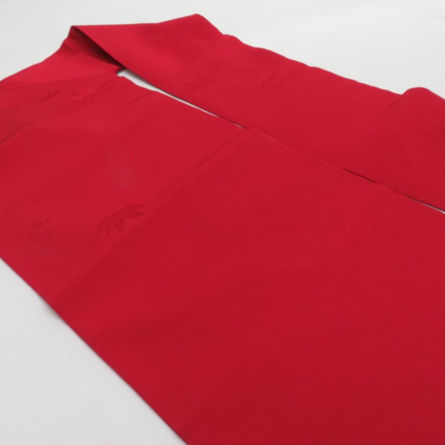 名古屋帯 正絹 桐地紋 全通柄 九寸帯 赤色 カジュアル 仕立て上がり 着物帯 長さ355cm |  | 01