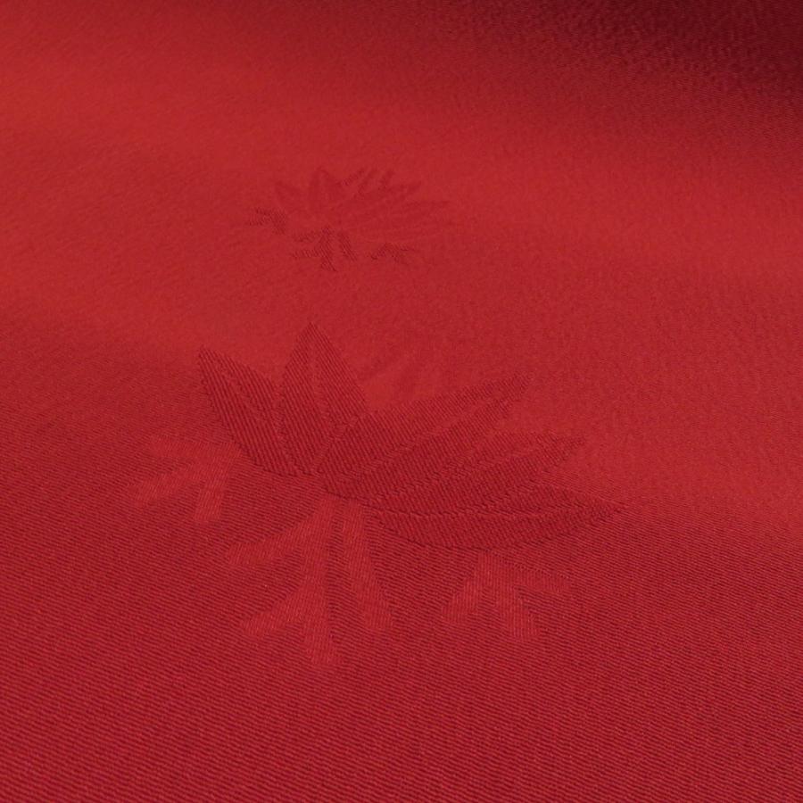 名古屋帯 正絹 桐地紋 全通柄 九寸帯 赤色 カジュアル 仕立て上がり 着物帯 長さ355cm |  | 05