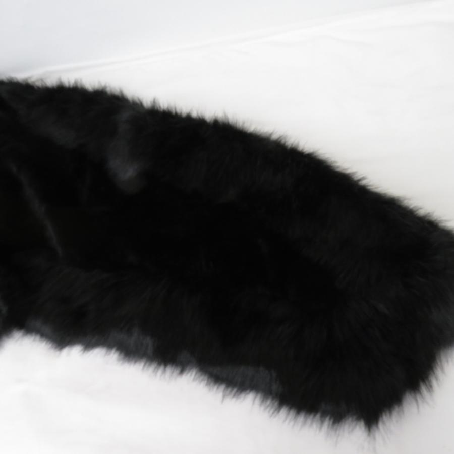 ショール 毛皮風 レディース ブラック ポリエステル アクリル 長さ180cm 最大幅40cm 成人式 晴れ着 振袖 防寒 長さ180cm |  | 03